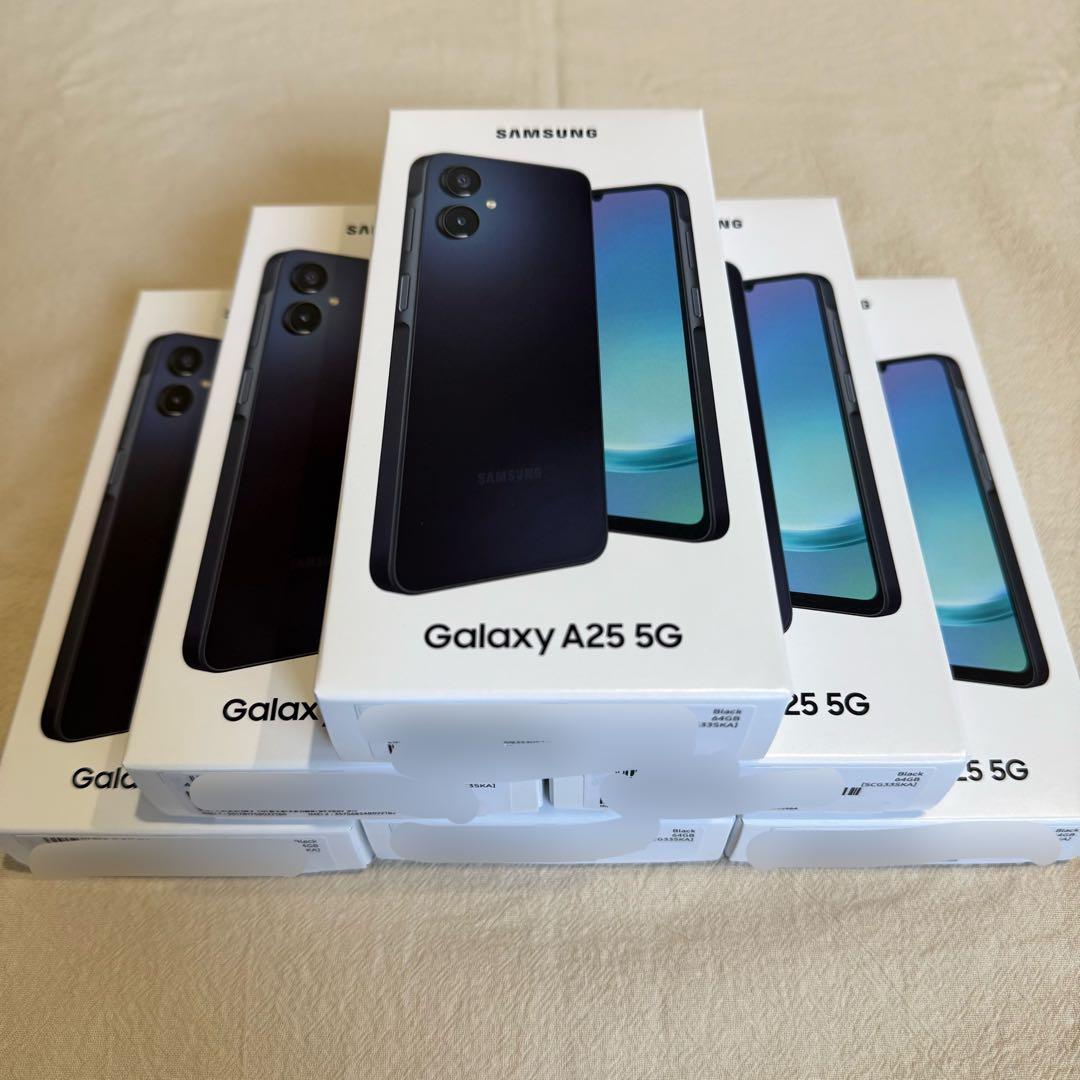 【新品未使用】Galaxy A25 5G 本体 ブラック 黒