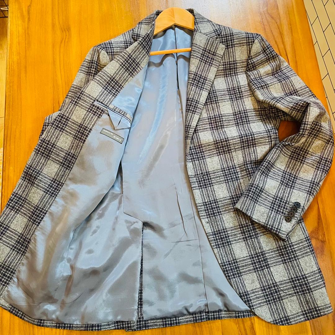 BEAMS F テーラードジャケット チェック柄［美品］