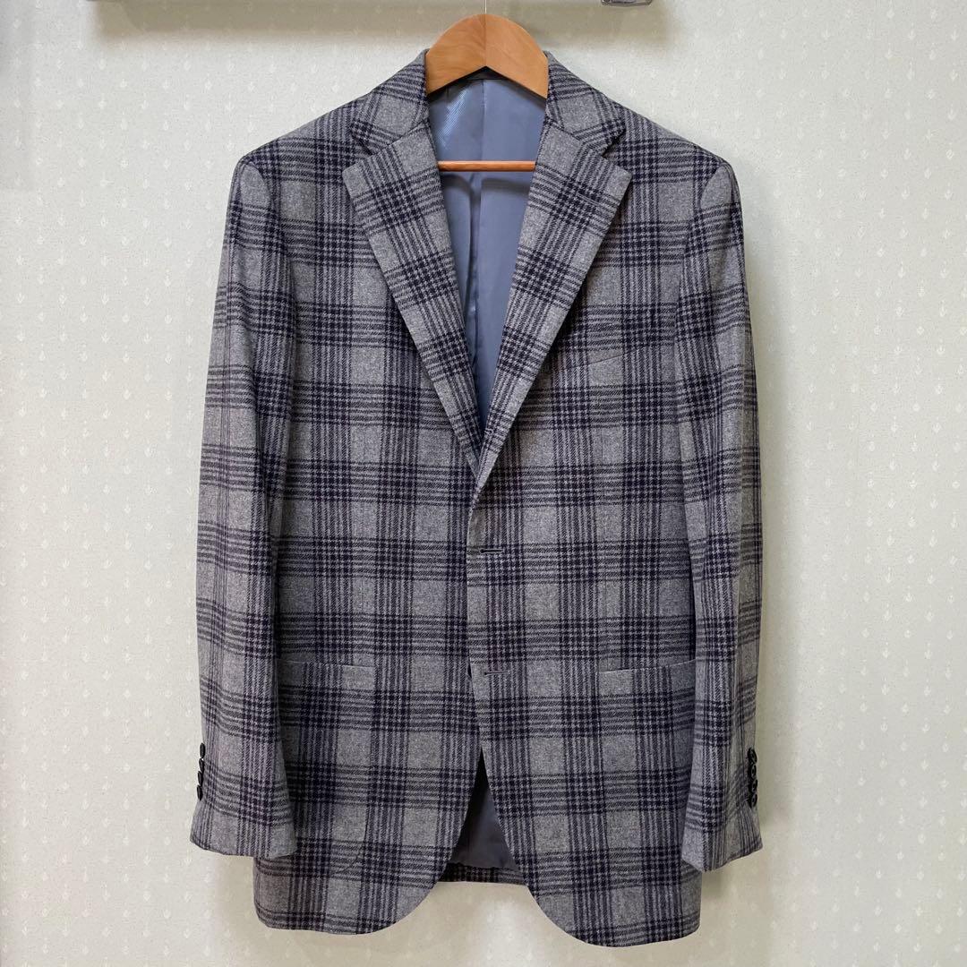 BEAMS F テーラードジャケット チェック柄［美品］