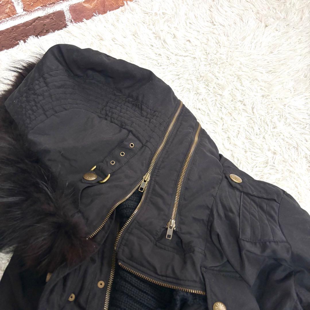 美品✨archive sly military fur modscoat y2k