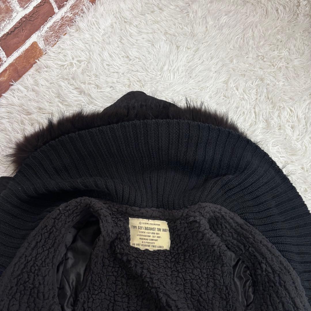 美品✨archive sly military fur modscoat y2k