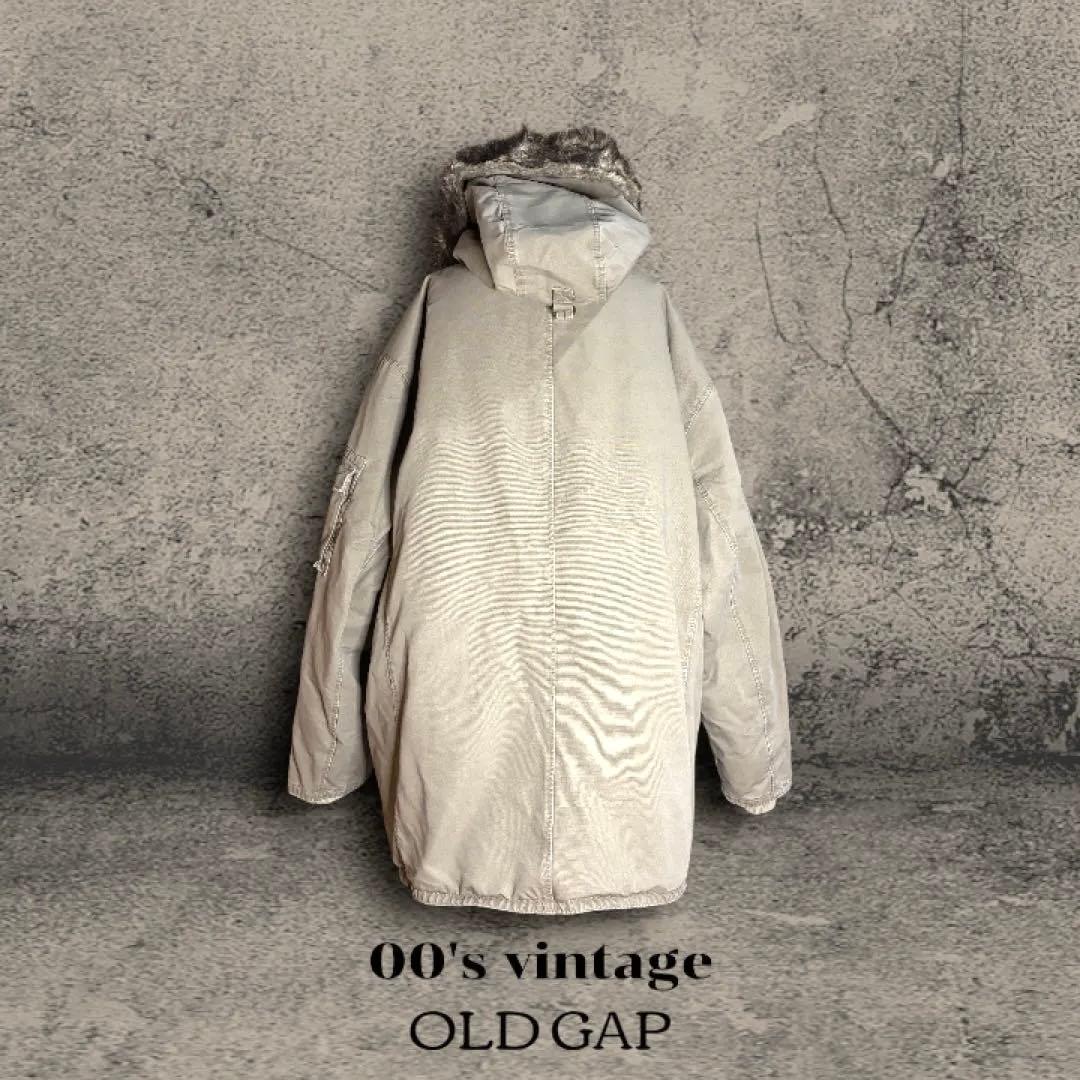 美品 OLD GAP ミリタリーコート ボアライナー Y2K ビッグサイズ