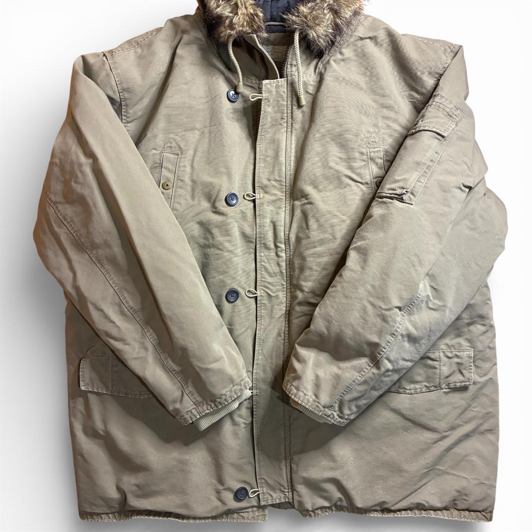 美品 OLD GAP ミリタリーコート ボアライナー Y2K ビッグサイズ