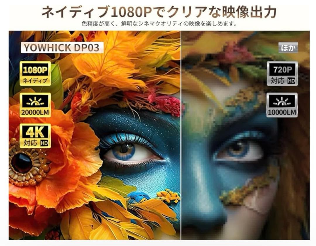 セール最終価格！家庭用プロジェクター✩.*˚ほぼ未使用品