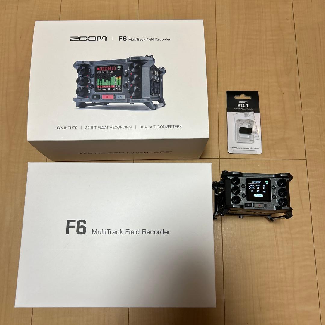 ZOOM F6 マルチトラックフィールドレコーダー bt付き