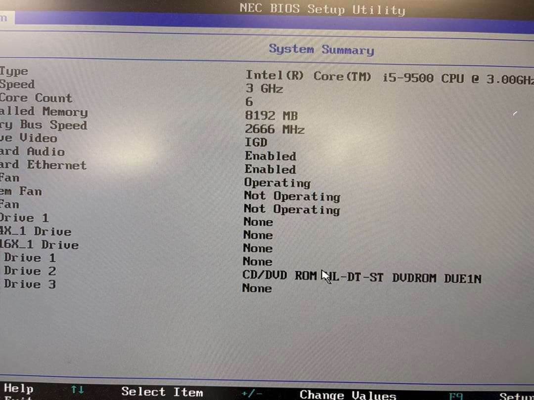 NEC Mate 第9世代i5 メモリ8GB ストレージ無し ジャンク　11
