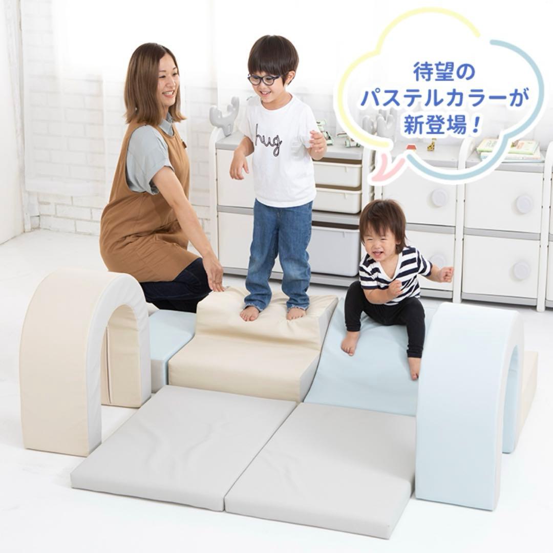 日本育児 ふやせるアスレチック ソフトブロック 室内遊具