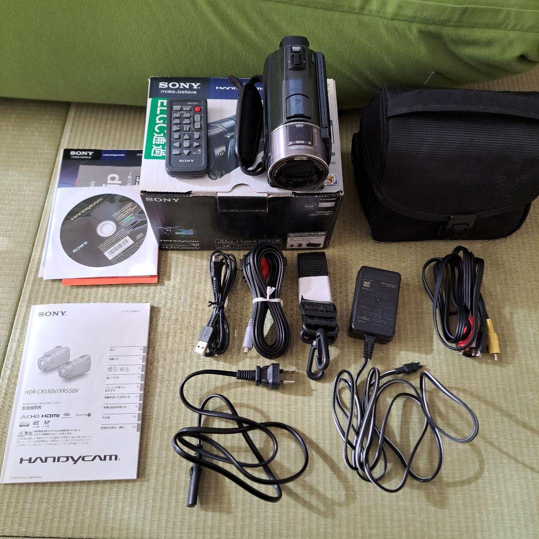 ★年末限定値下げ中★SONYHDR-CX550Vビデオカメラ付属品箱付き