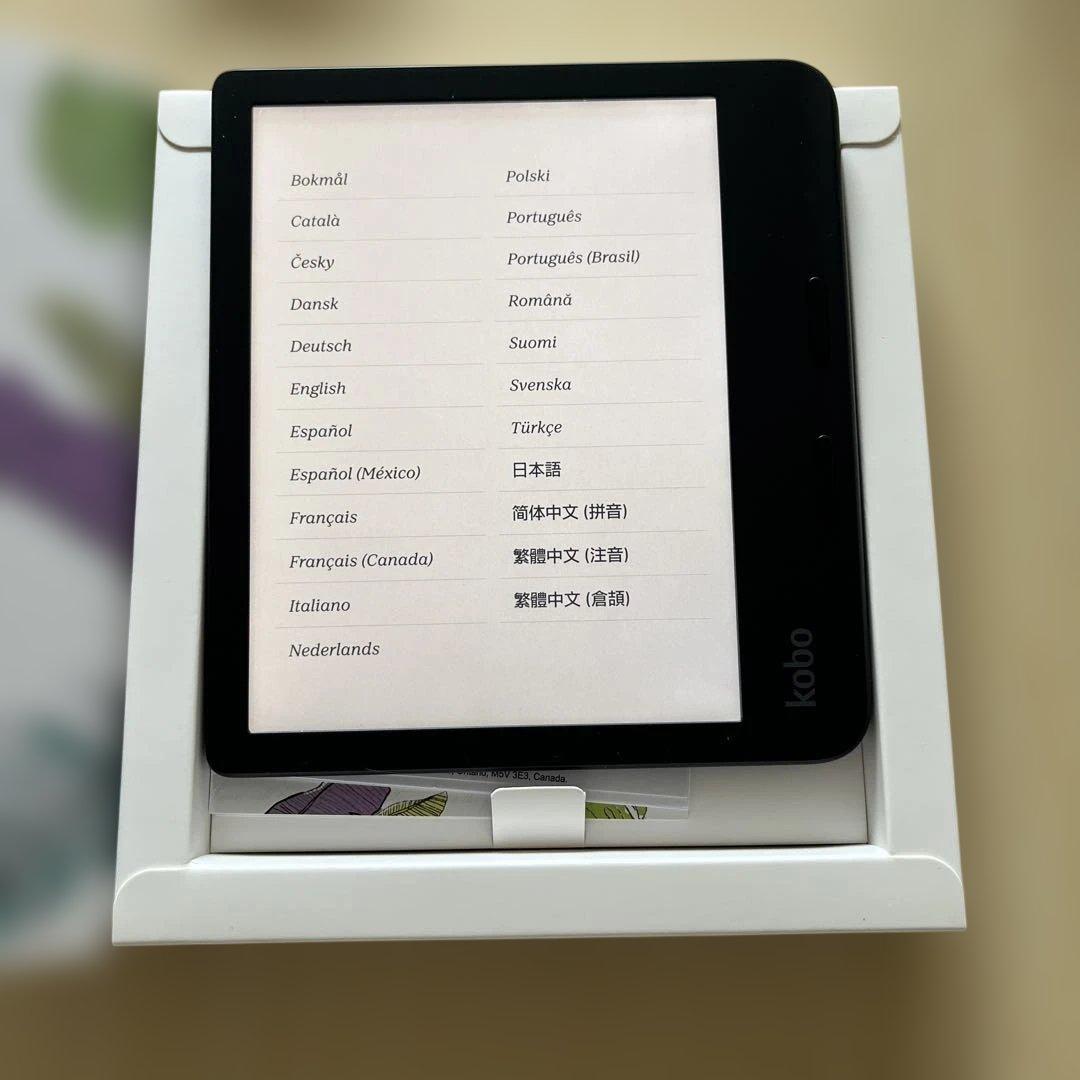 電子書籍リーダー Kobo Libra Colour ブラック