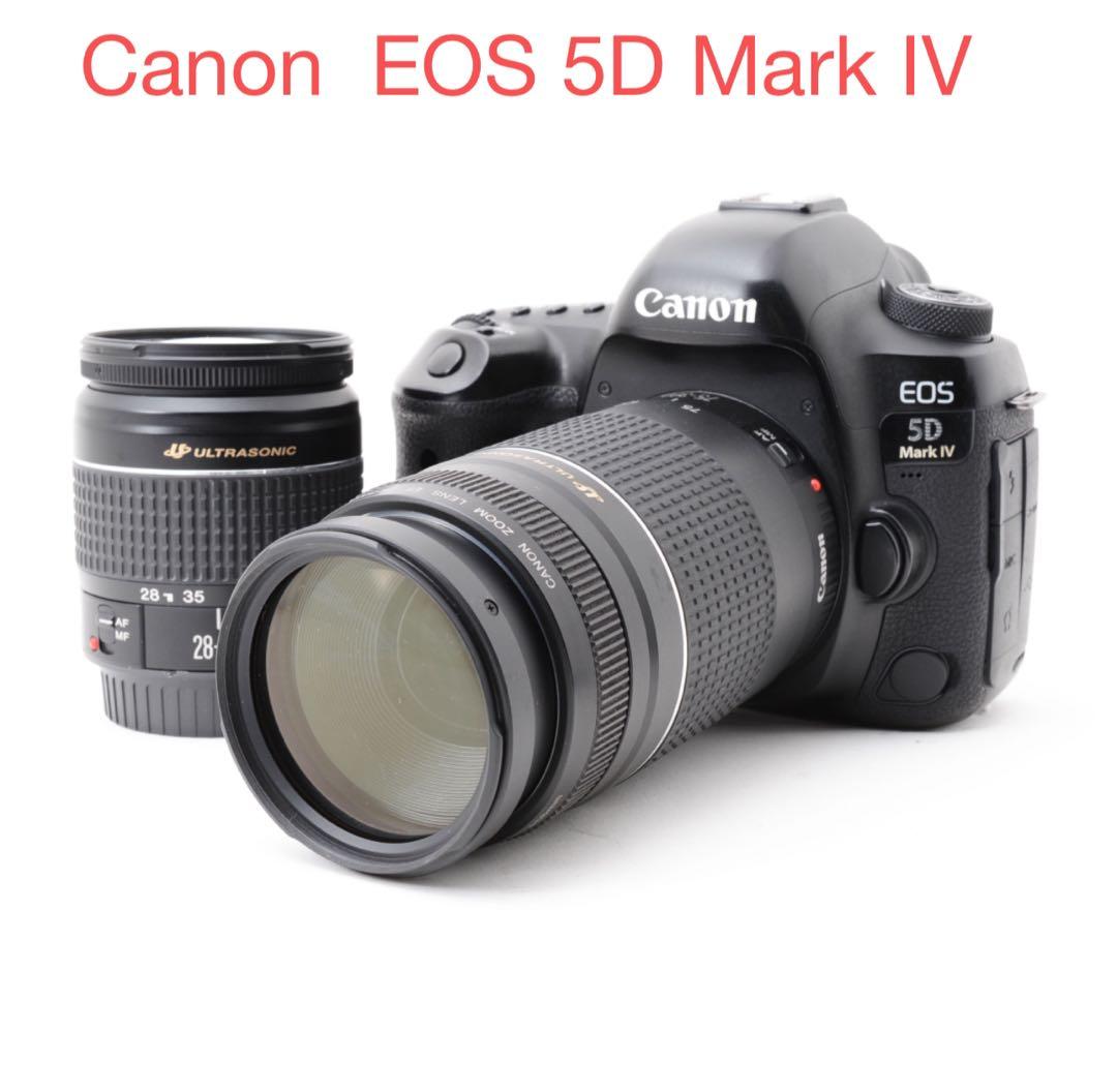 高画質/保証付/Canon EOS 5D Mark IV標準&望遠レンズセット