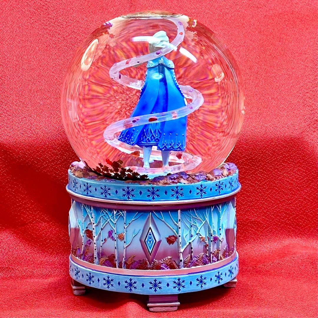 パ*ン様 アナと雪の女王2 オルゴール付きスノードーム