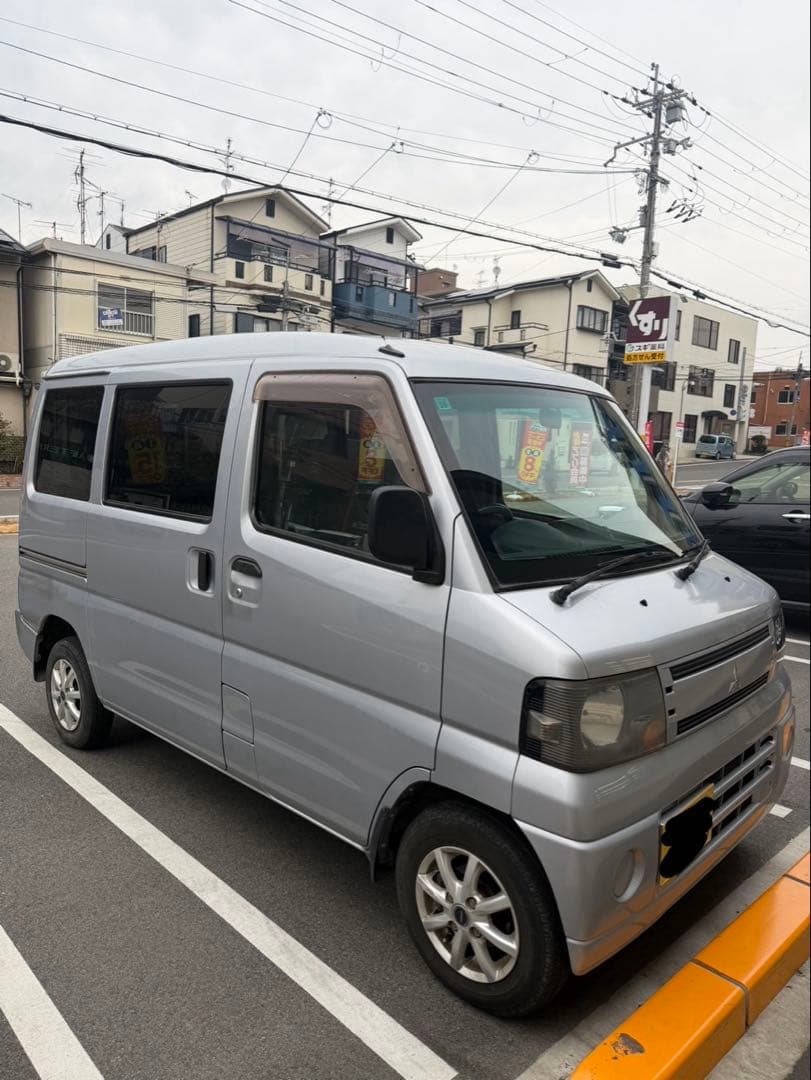 三菱ミニキャブ　車検付　12万キロ　軽バン　クリッパー　H22 アルミホイール
