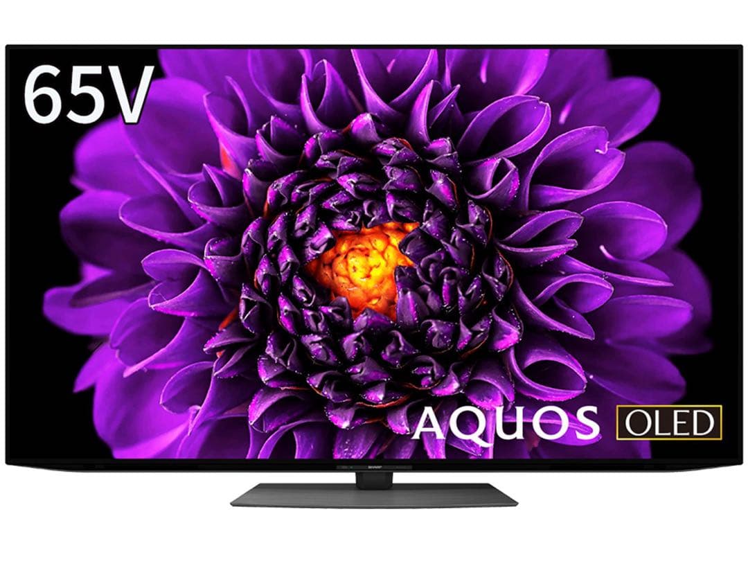 シャープ4K有機ELテレビ「AQUOS OLED 4T-C65DS1」2021年