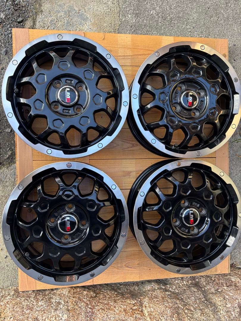 中古14インチ4穴100 4 2/1 軽自動車　軽バン