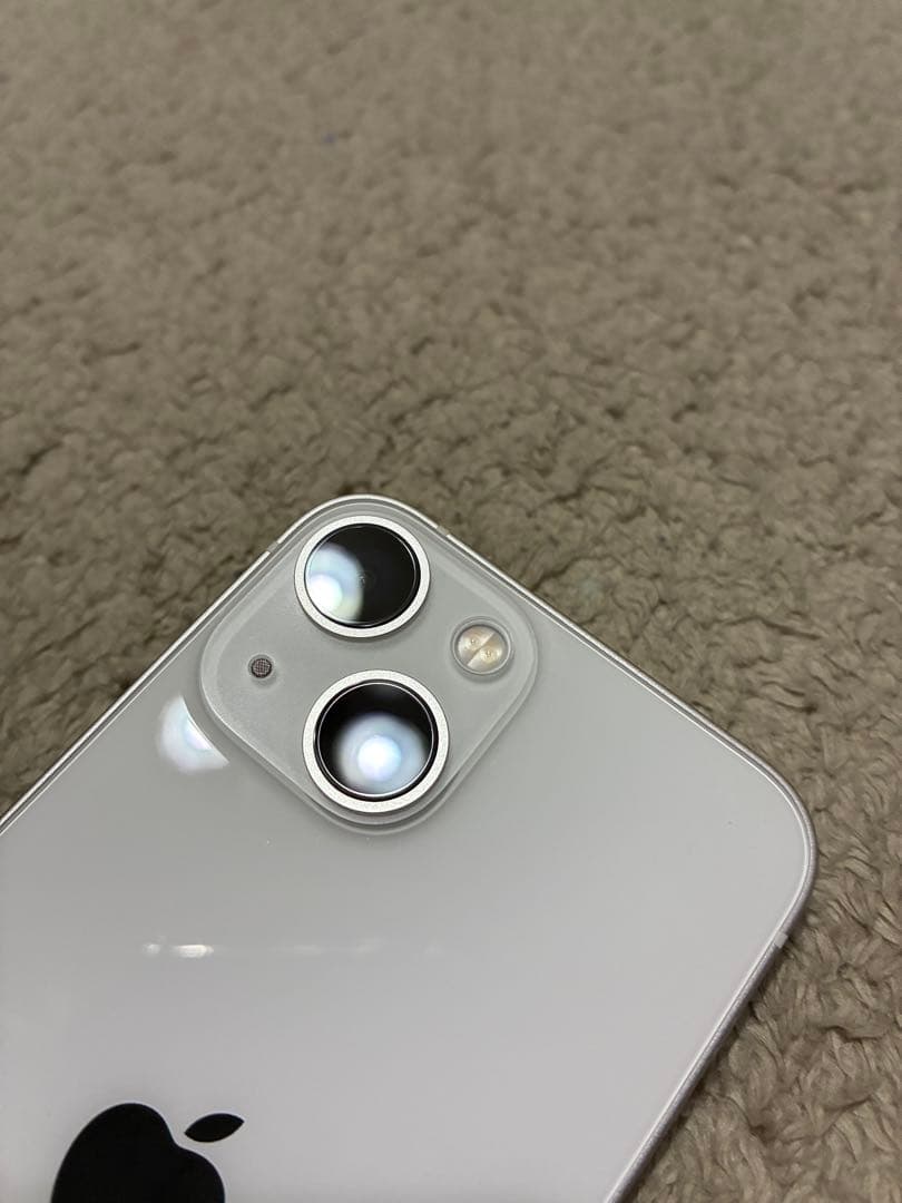 美品　iPhone 13mini スターライト128GB本体 バッテリー交換済み