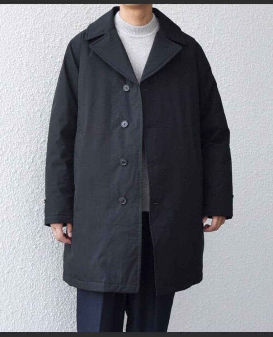 【SHIPS any】撥水/防風等 多機能 ダウン クラシカル ミドルカーコート