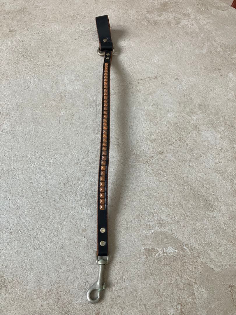 HTC スタッズレザーウォレットチェーン未使用