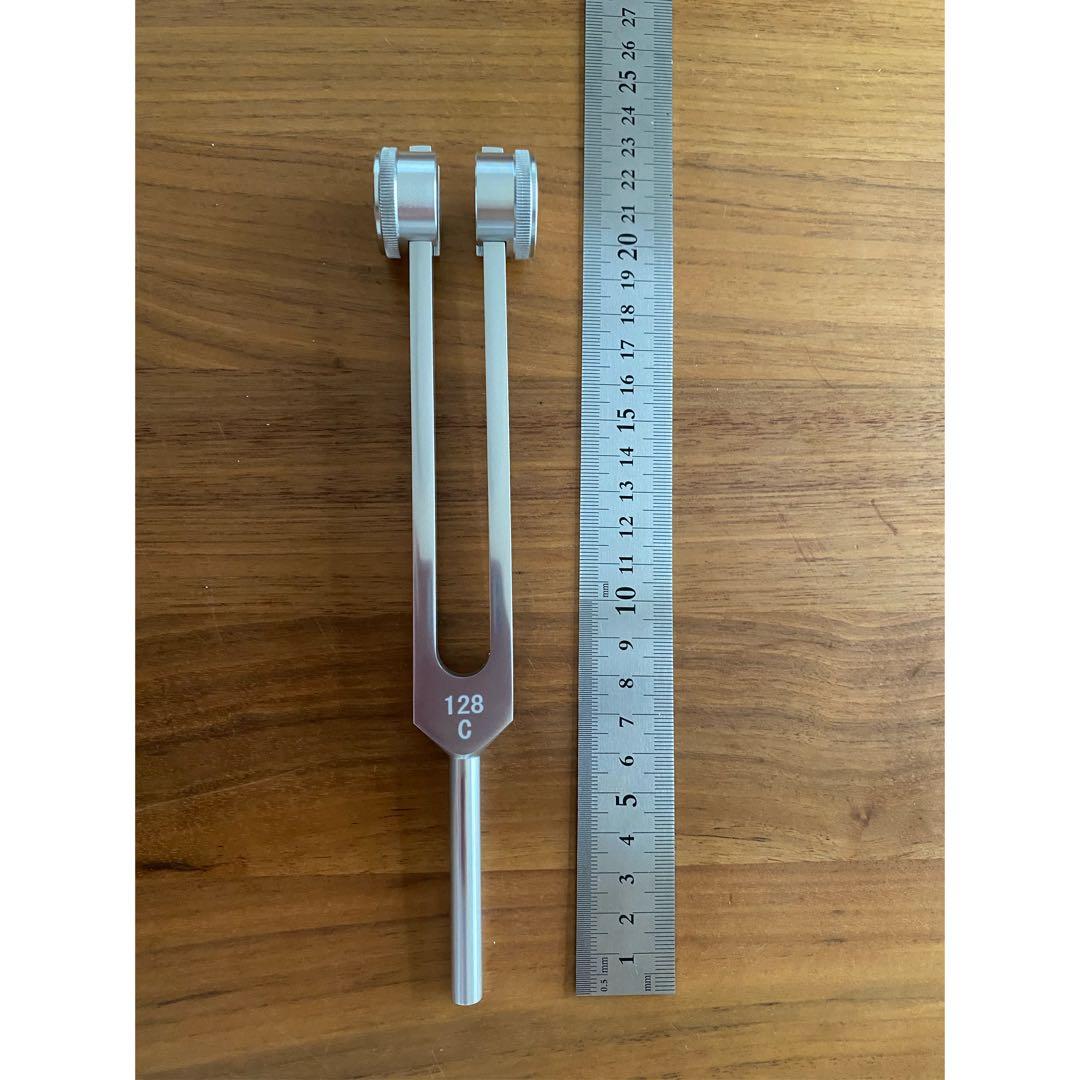 新品　音叉　128 136.1 528 4096hz チューナー　セット