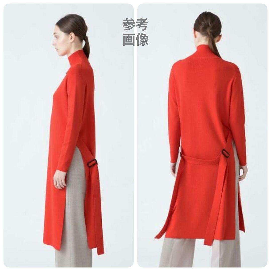 レア【未使用】アドーア クリアウールニットワンピース ハイネック サイドスリット