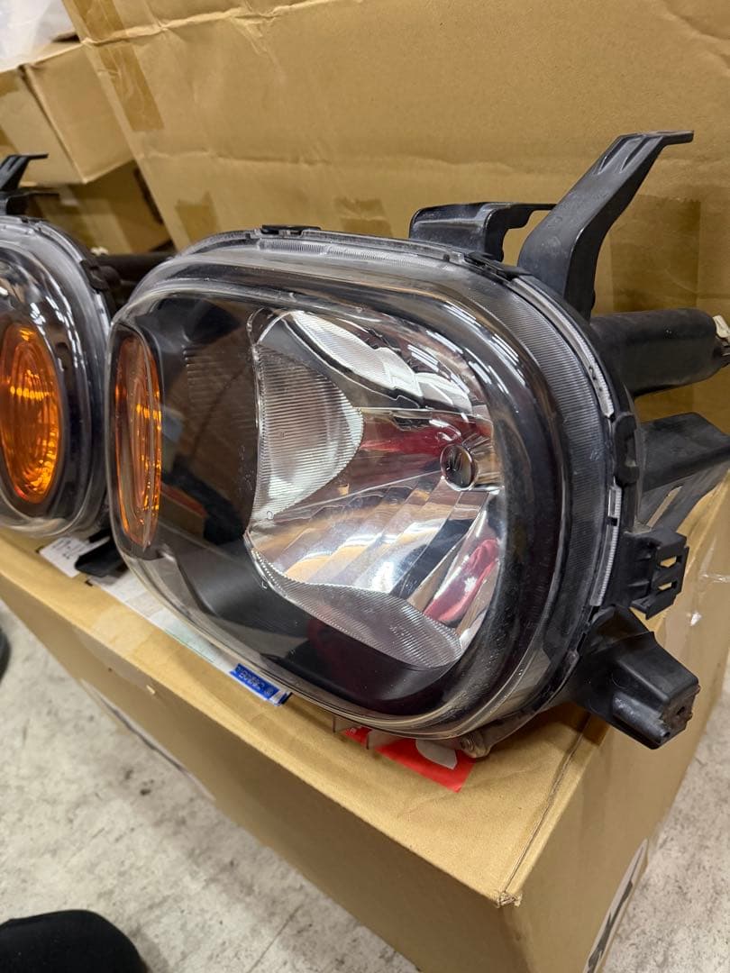 アルトラパンhe22s ヘッドライト(インナーブラック)