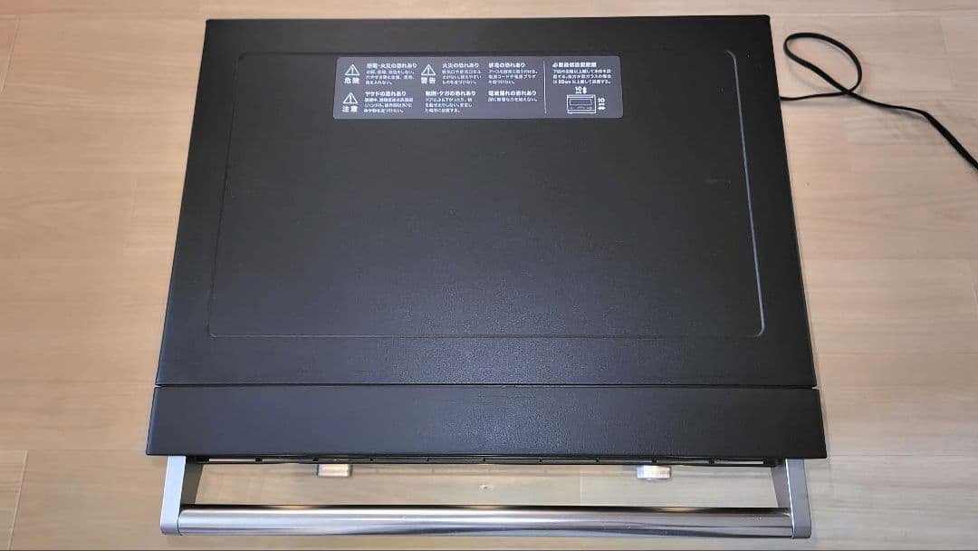 極美品 BALMUDA K04A-BK オーブンレンジ006