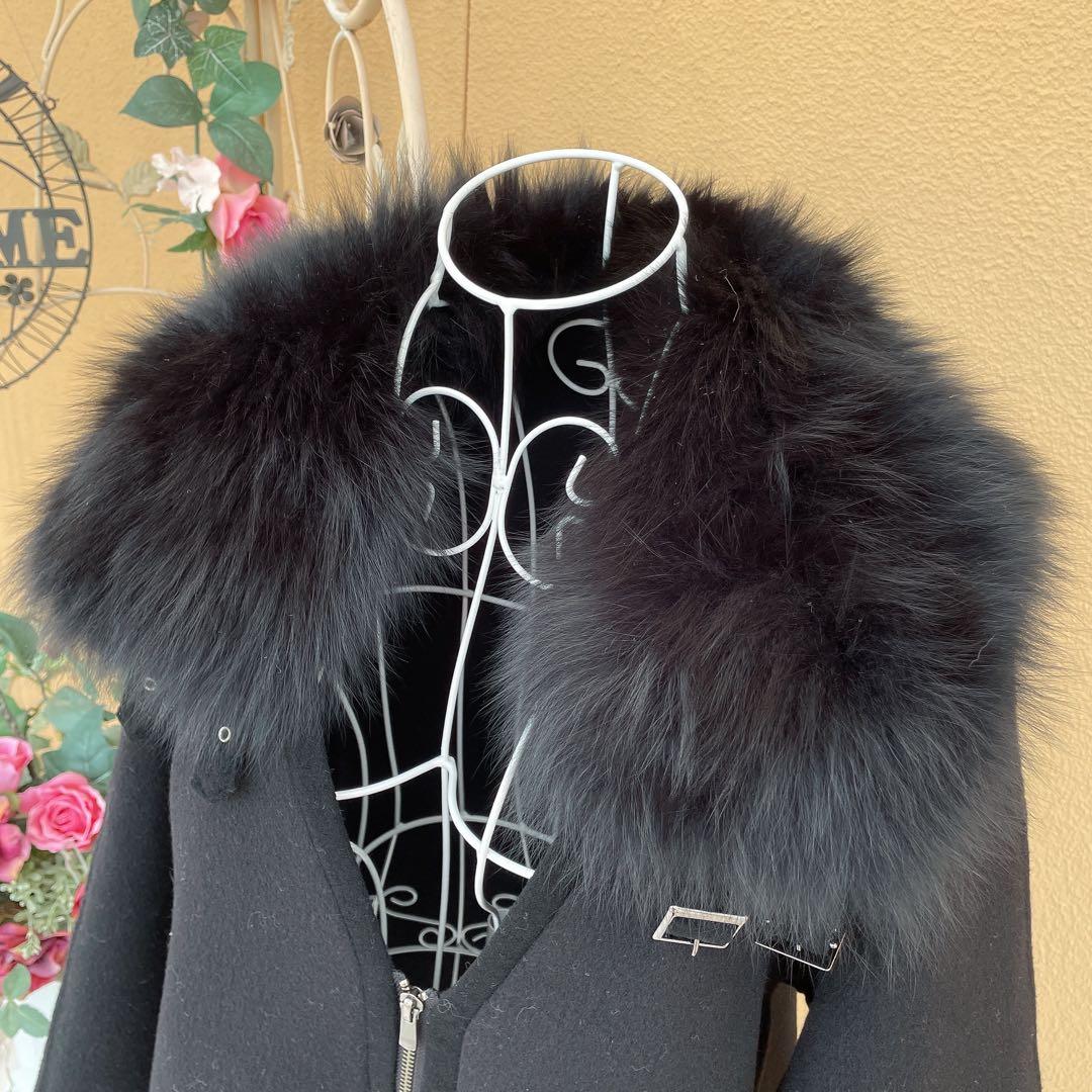 グレースコンチネンタル　ポンチョシルエットコート　ダイアグラム