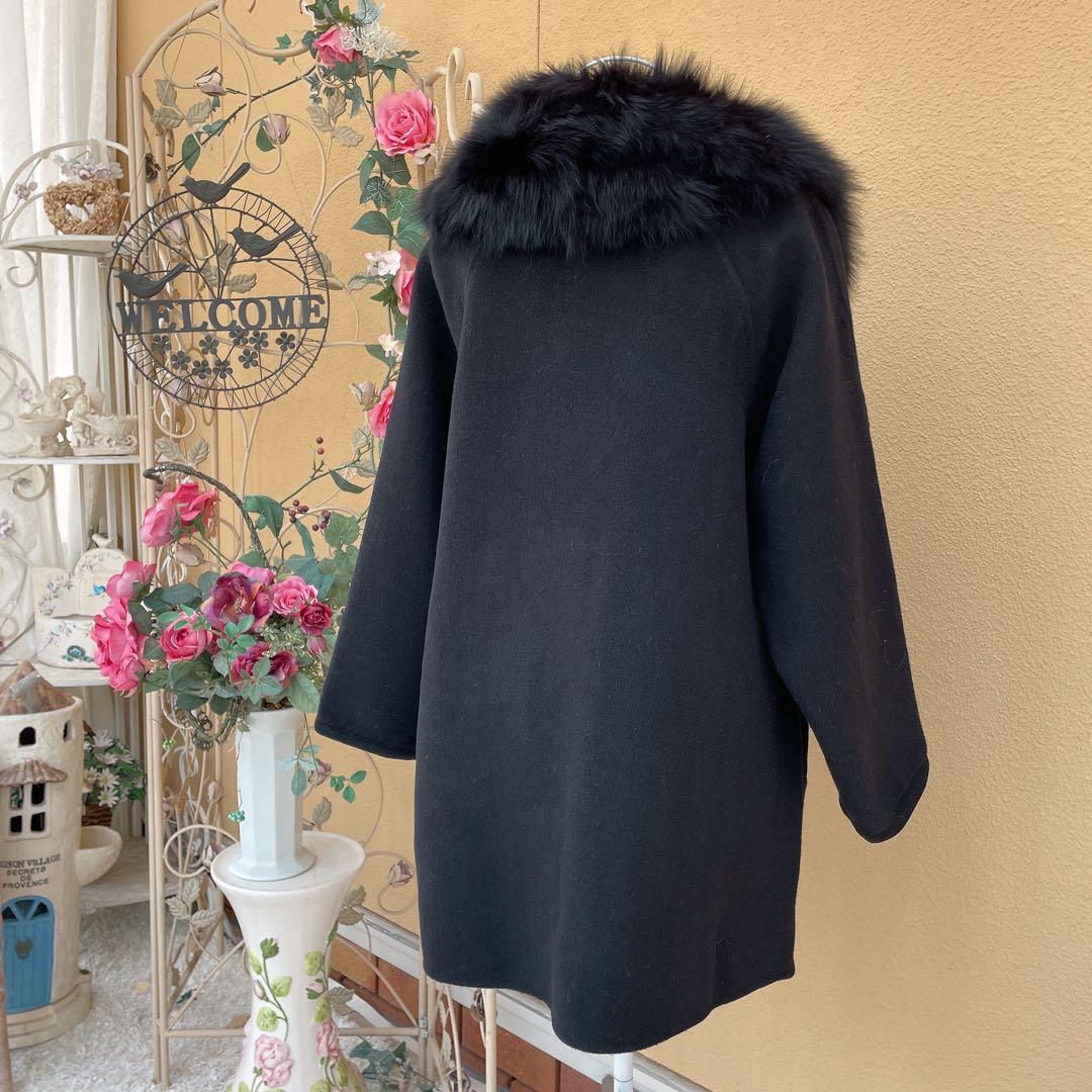 グレースコンチネンタル　ポンチョシルエットコート　ダイアグラム