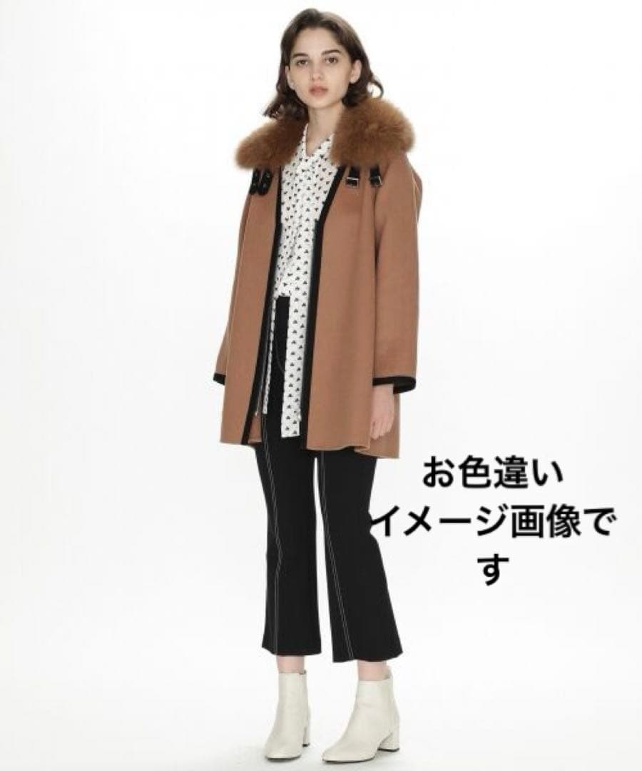 グレースコンチネンタル　ポンチョシルエットコート　ダイアグラム