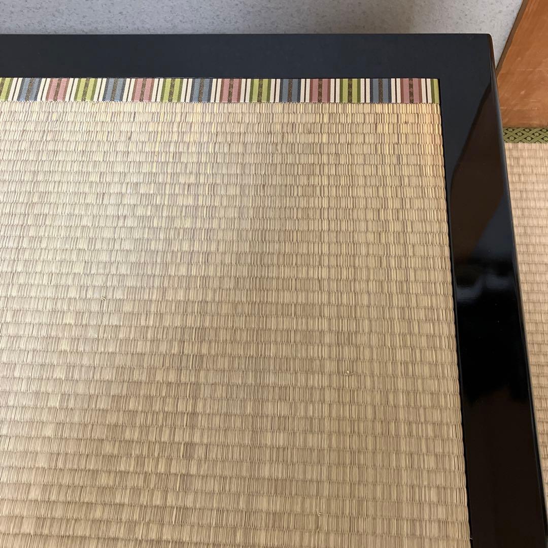 平飾り台　五月人形　畳台座　木製黒塗台　端午の節句　子供の日　鎧兜