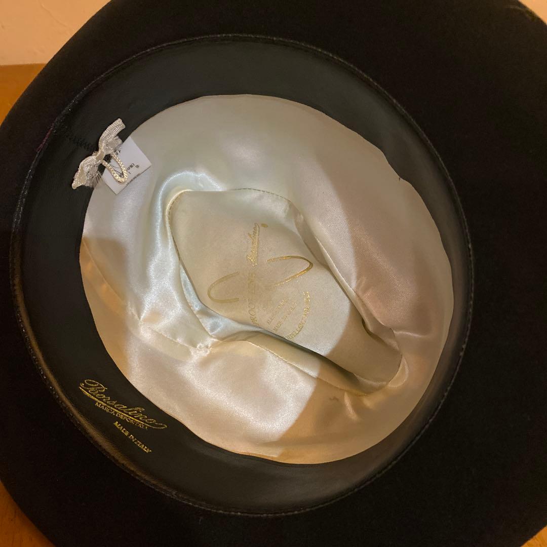 Borsalinoハット　ファーフェルト中折れ帽