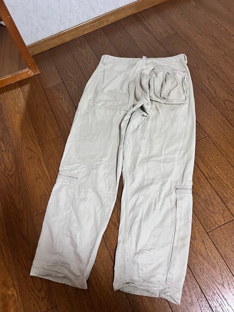 good enough グッドイナフ　1st フライトパンツ　ベージュ カーゴ