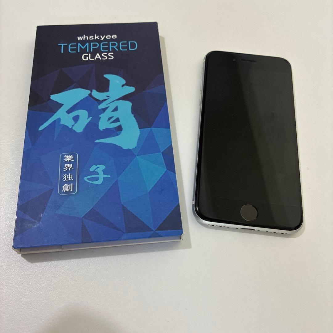 iPhoneSE2 第2世代 64GB ホワイト ガラスフィルムつき