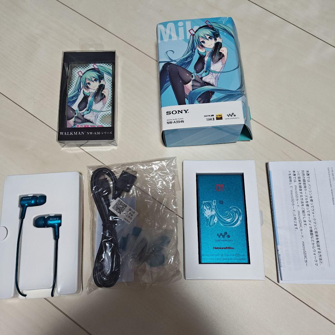初音ミク　ウォークマン　NW-A35