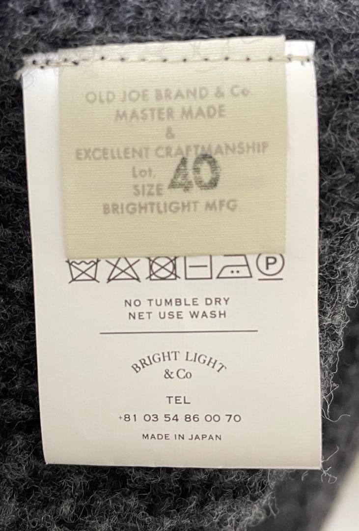 オールドジョー OLD JOE MOCK-NECK モックネックセーター40