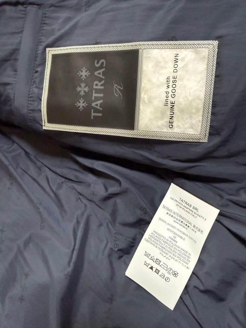 TATRAS タトラス Rライン ドミッツィアーノ DOMIZIANO ダウン