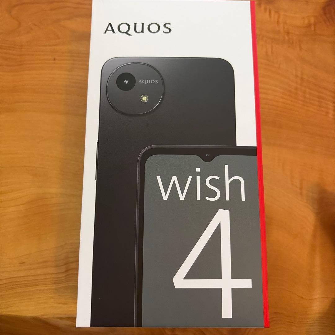 s*読様 【新品未使用】④AQUOS wish4 A403SH ブラック 64G