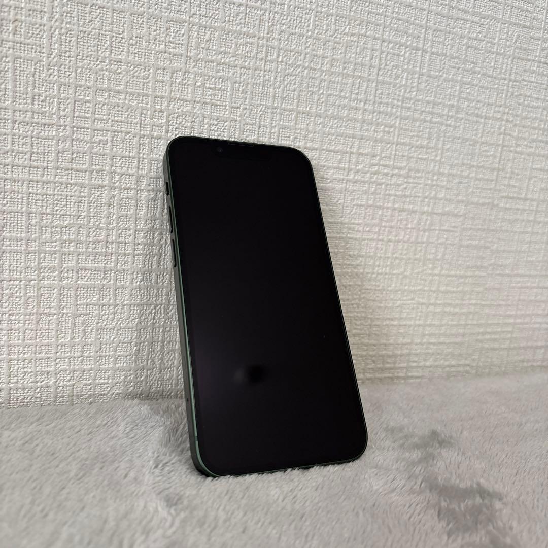 美品　iPhone13mini256GBグリーン　ケース付き