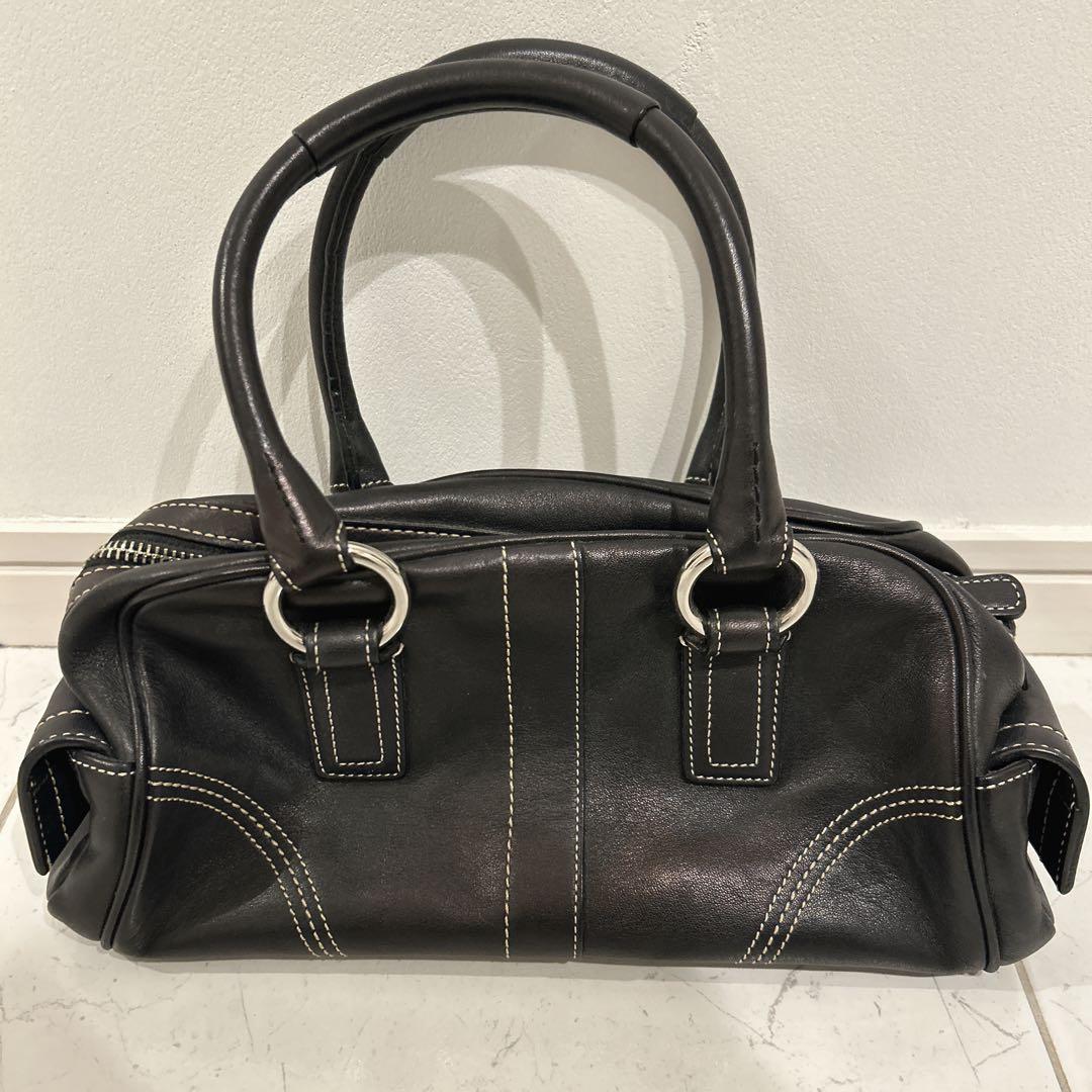 COACH コーチハンドバッグ　ソーホーレザーサッチェル　ブラック　黒　8A10
