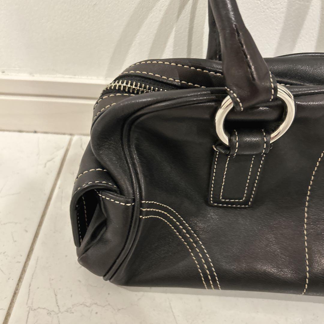 COACH コーチハンドバッグ　ソーホーレザーサッチェル　ブラック　黒　8A10