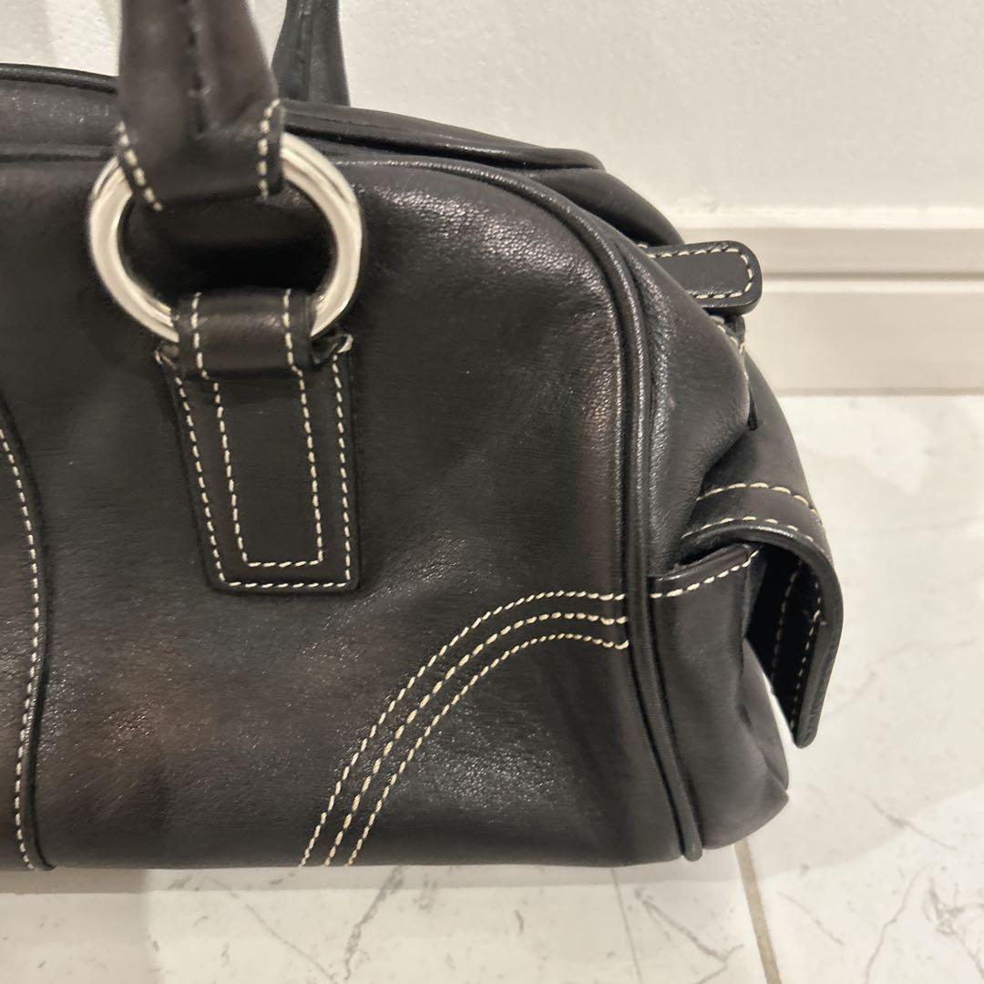 COACH コーチハンドバッグ　ソーホーレザーサッチェル　ブラック　黒　8A10