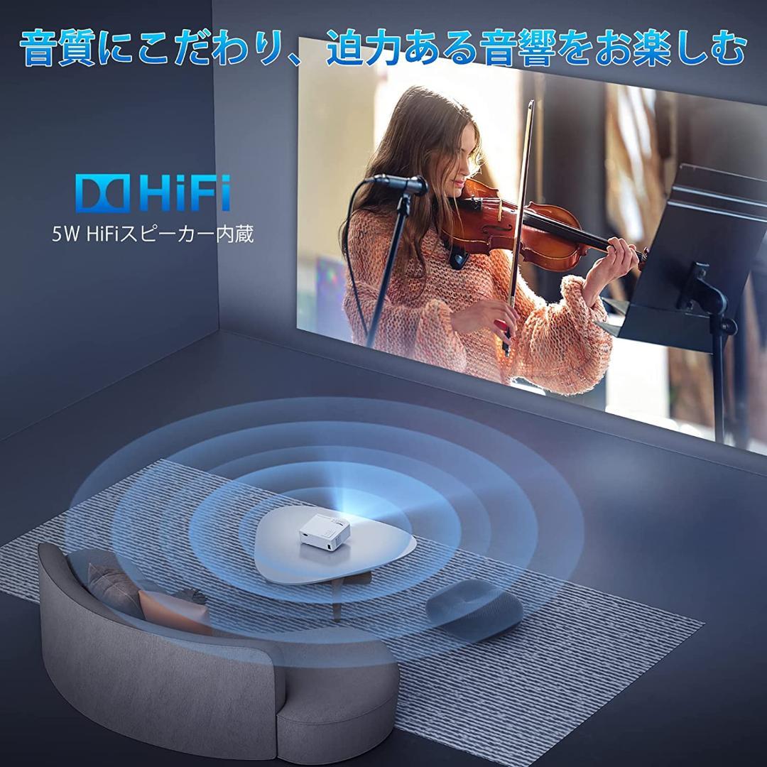 ロジェクター WiFi / 1080P//4K対応/Bluetooth