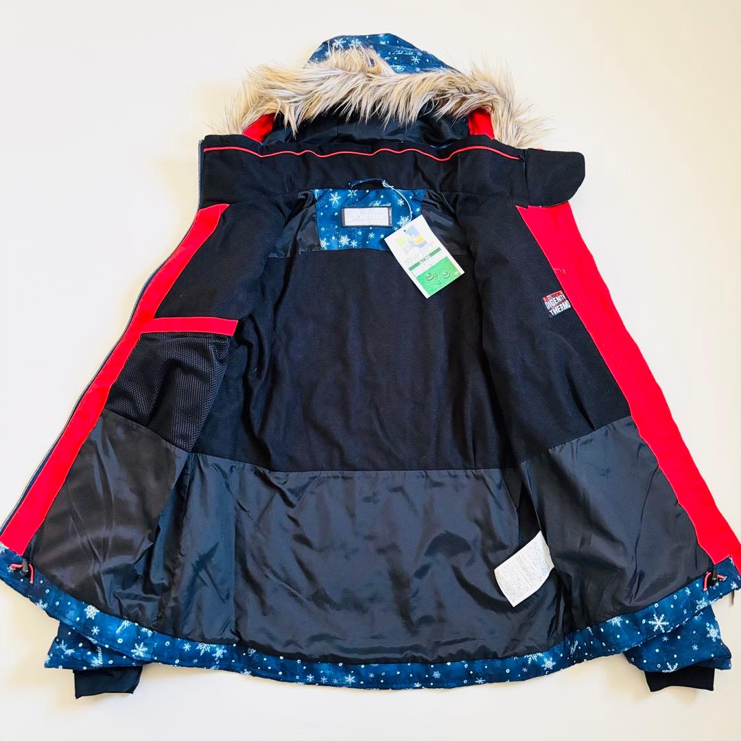 2578【美品】フェニックス スキーウェア レディース ジャケット ファー付き