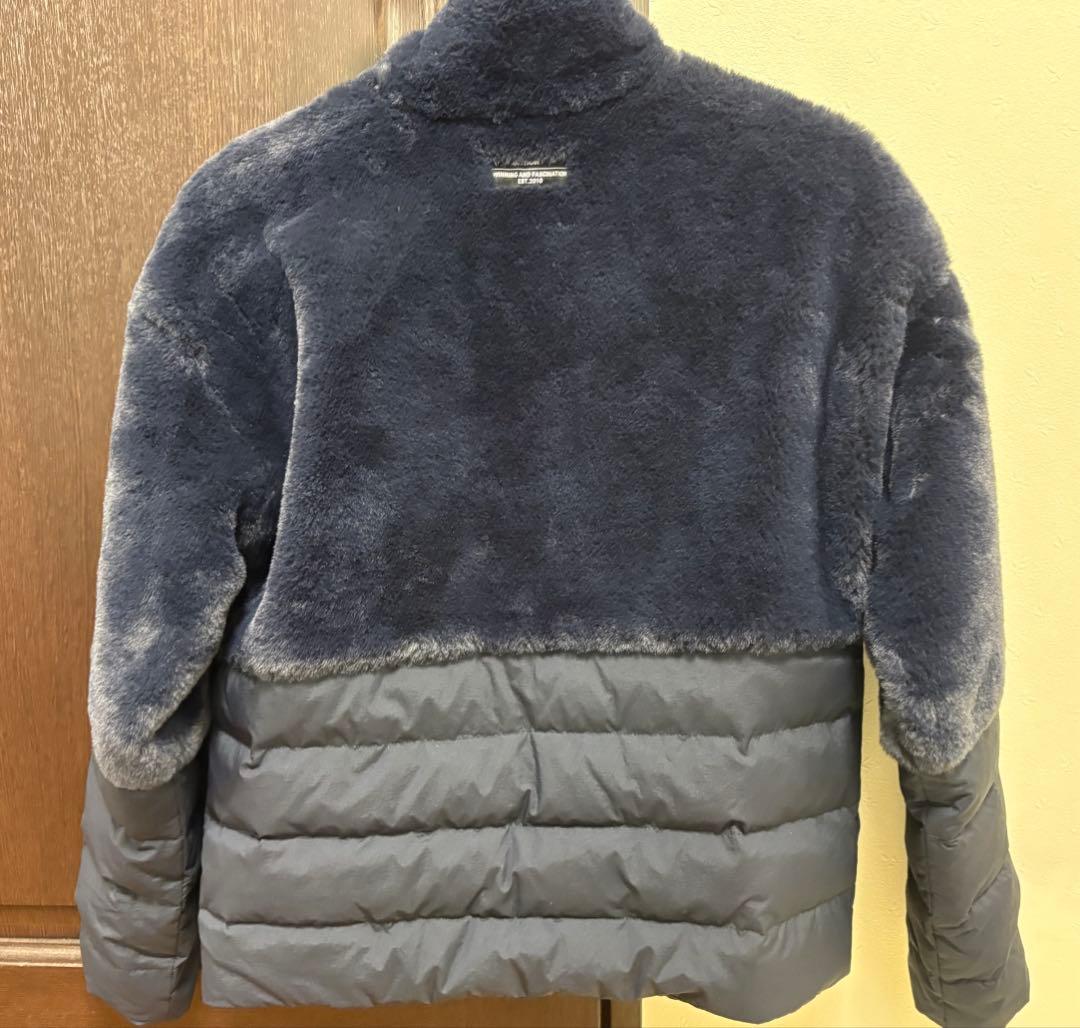 MASTER BUNNY EDITION異素材ダウンジャケット　ネイビー0