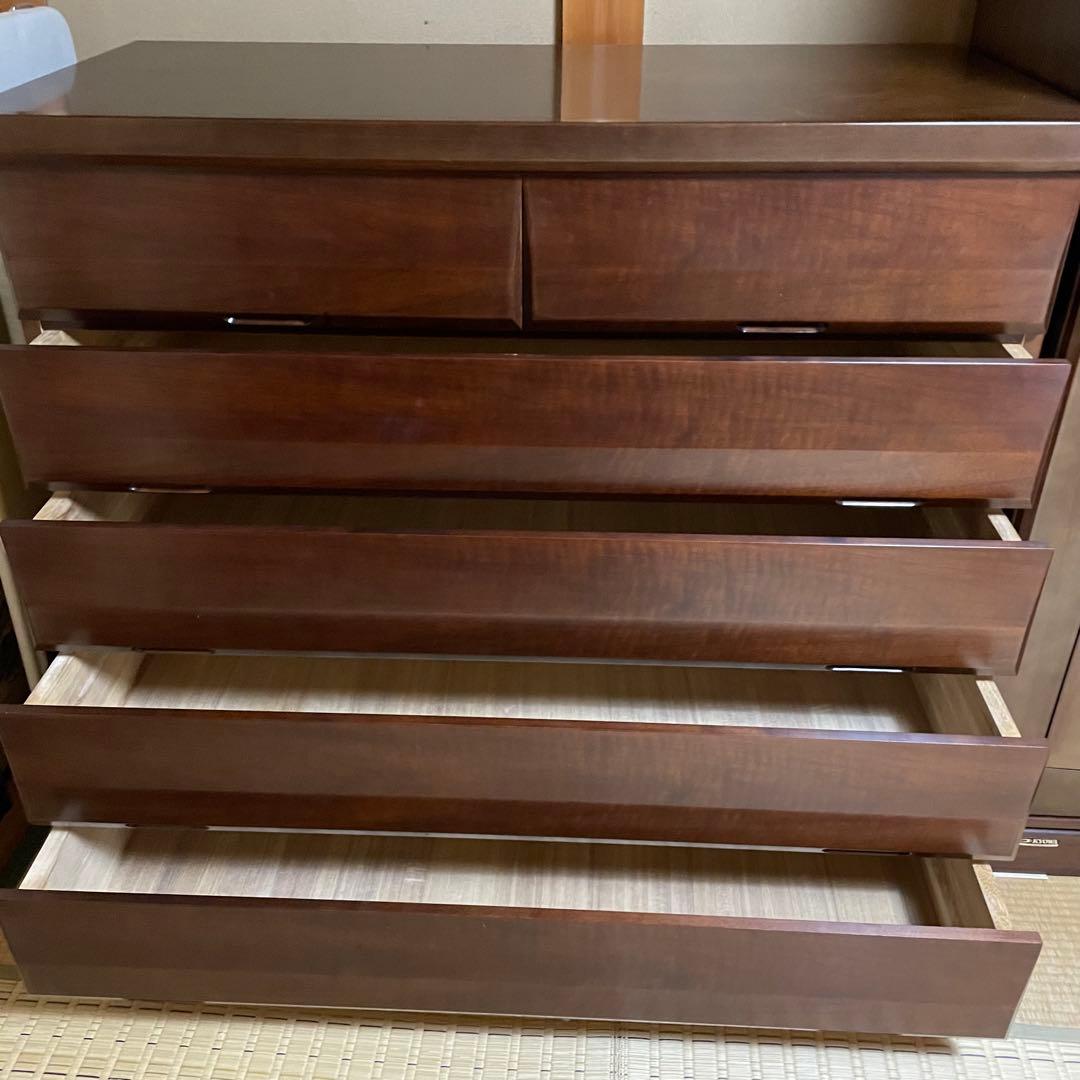 底値到達！　整理ダンス　美品　ブラウン木製チェスト