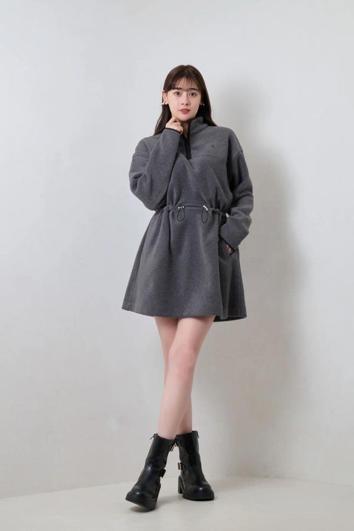 ワンピース Herlipto Flight Mode Fleece Mini Dress M