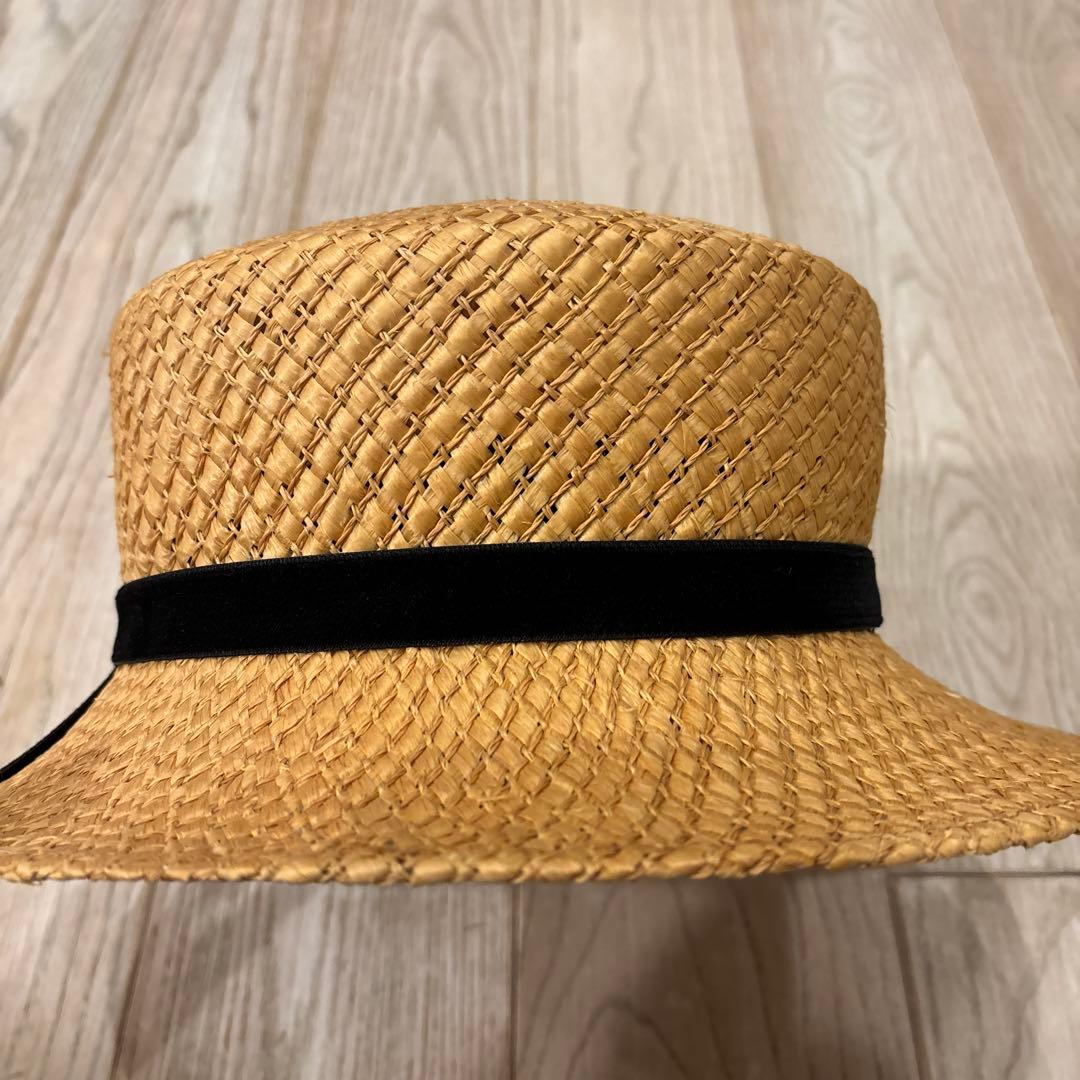 未使用ｃｏｅｕｒ　ｆｅｍｍｅ クールファム麦わら帽子 ヒノキ