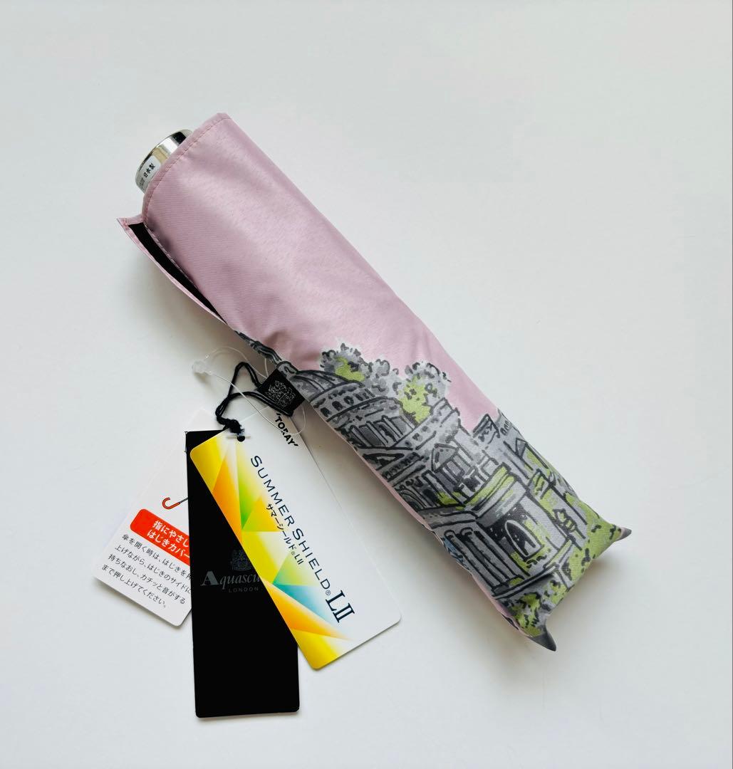 【新品】アクアスキュータム　日傘　サマーシールド　ロンドンガール　ミニ傘　日本製