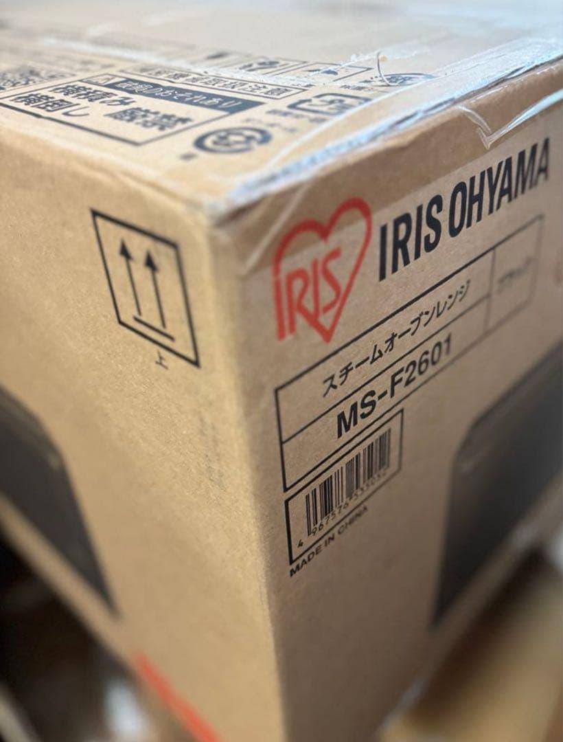 新品未開封　アイリスオーヤマ 過熱水蒸気　オーブンレンジ スチーム機能26L