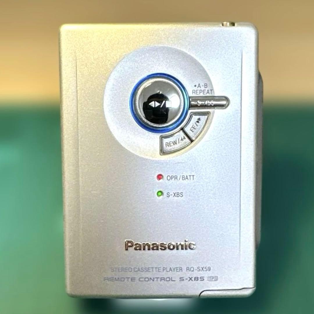 【極美品DE修復品】Panasonic カセット プレーヤー RQ-SX59