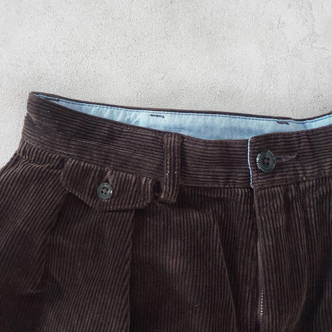名作 ビームスプラス BEAMSPLUS 2プリーツチノパン コーデュロイ M